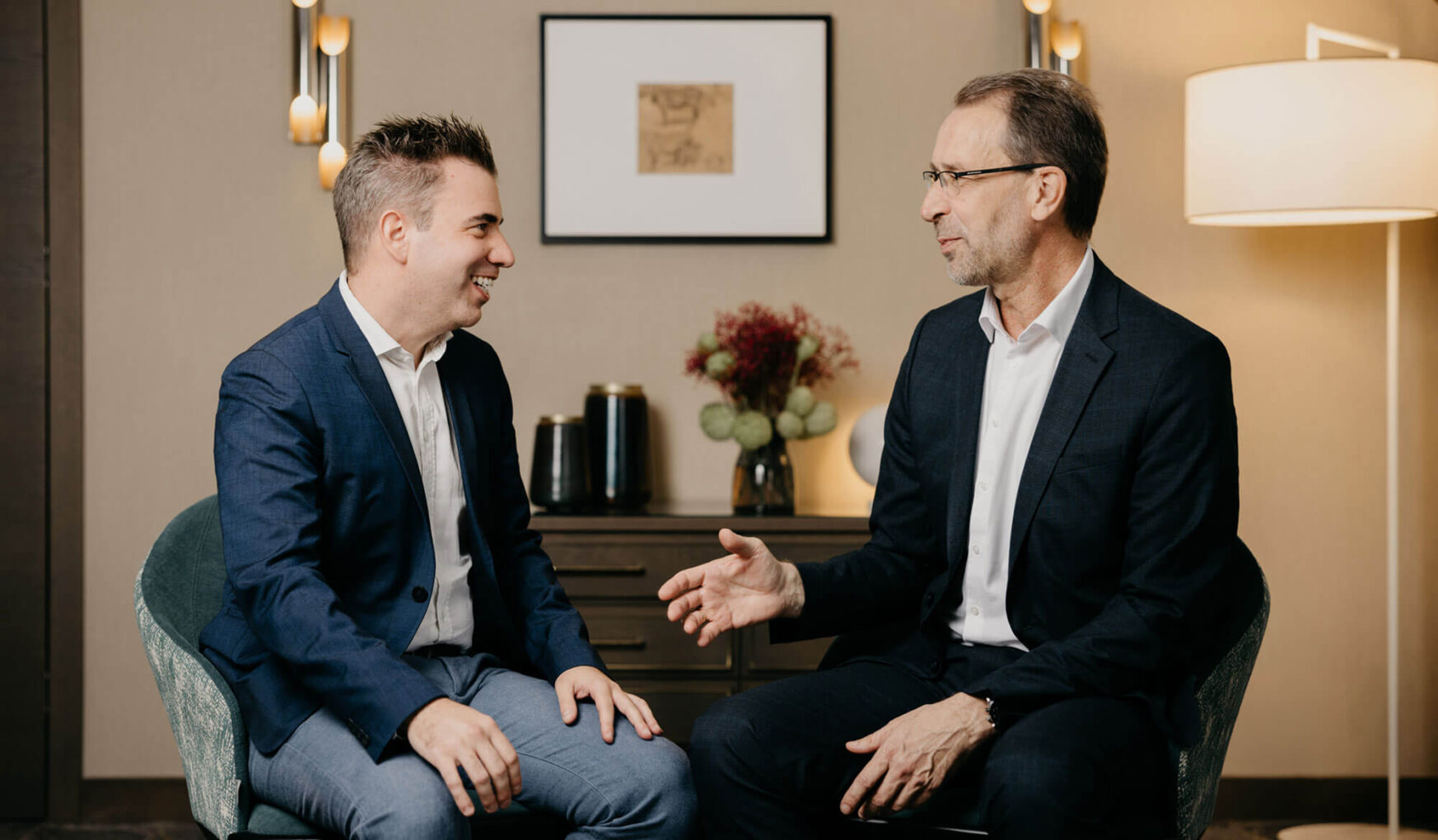 Gespräch unter Kollegen