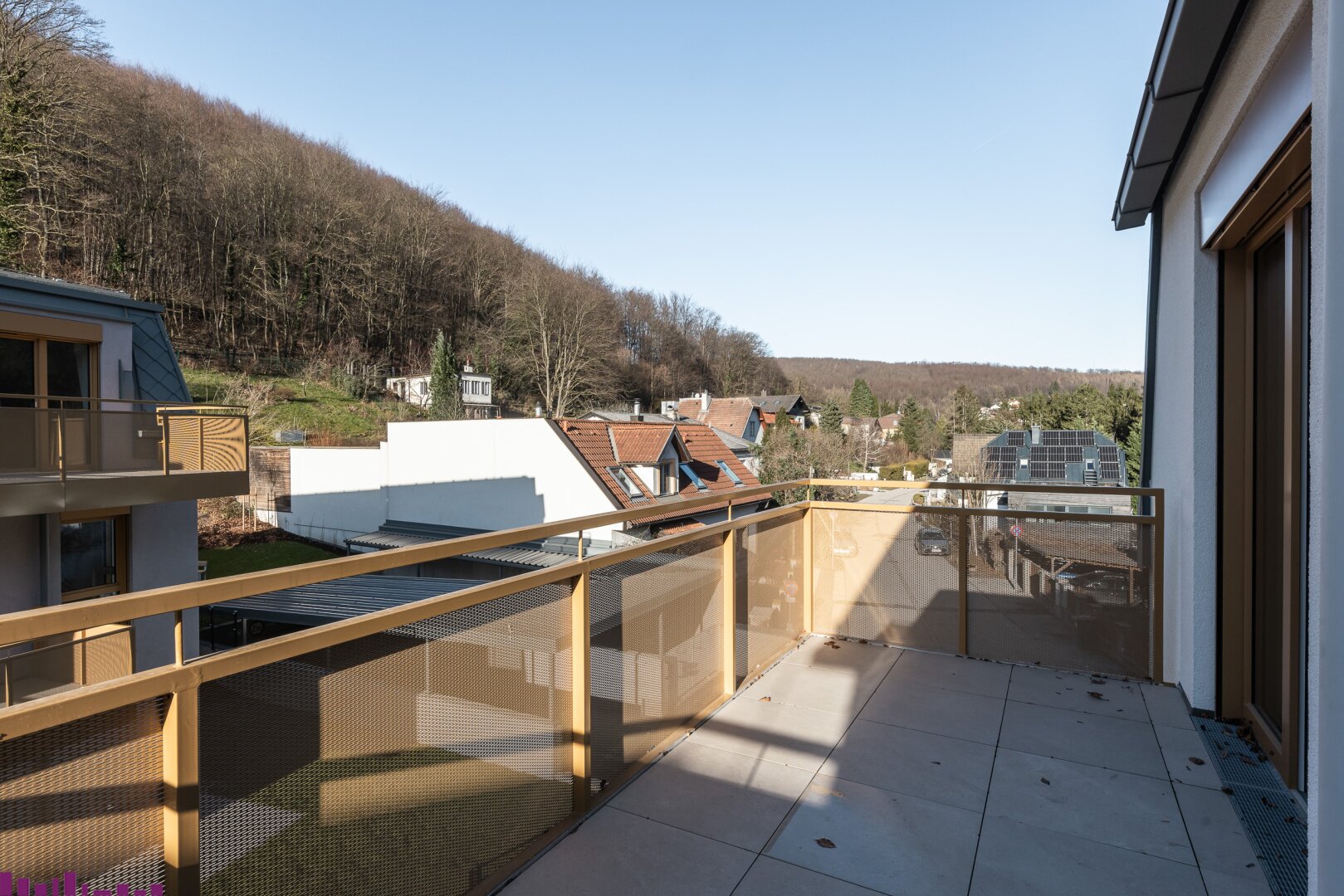 Blick auf den Balkon