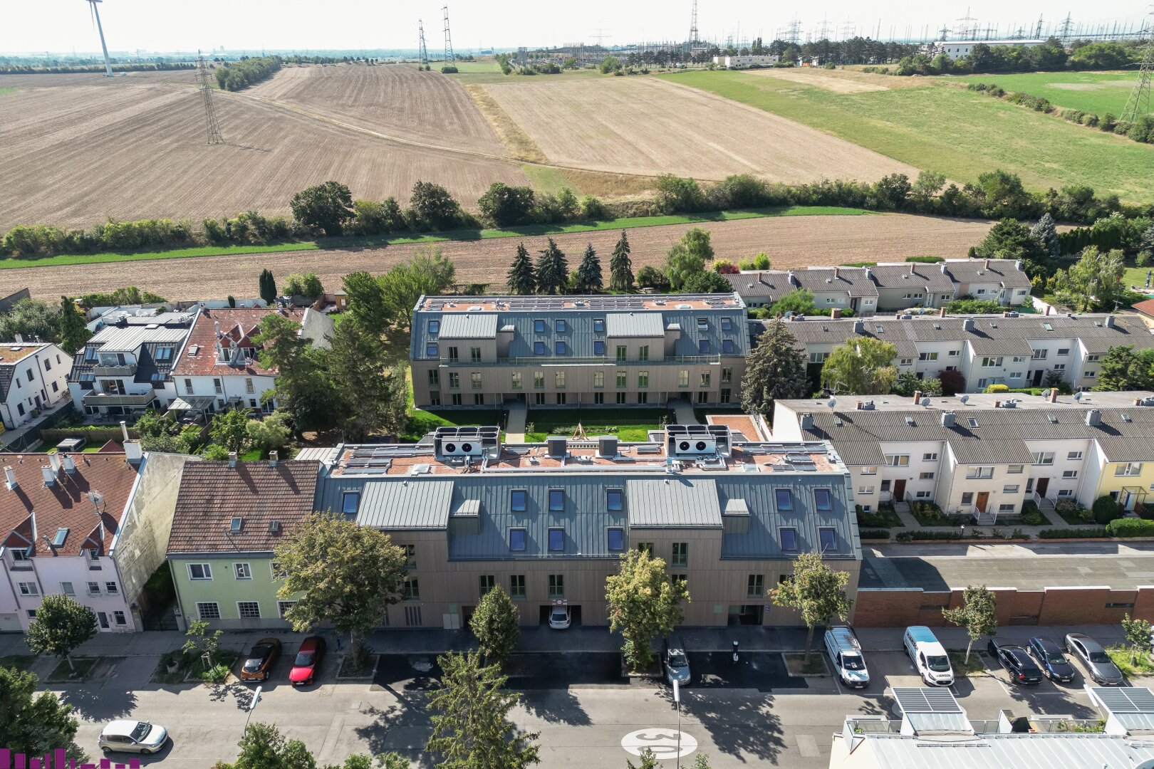 Luftbild der Anlage