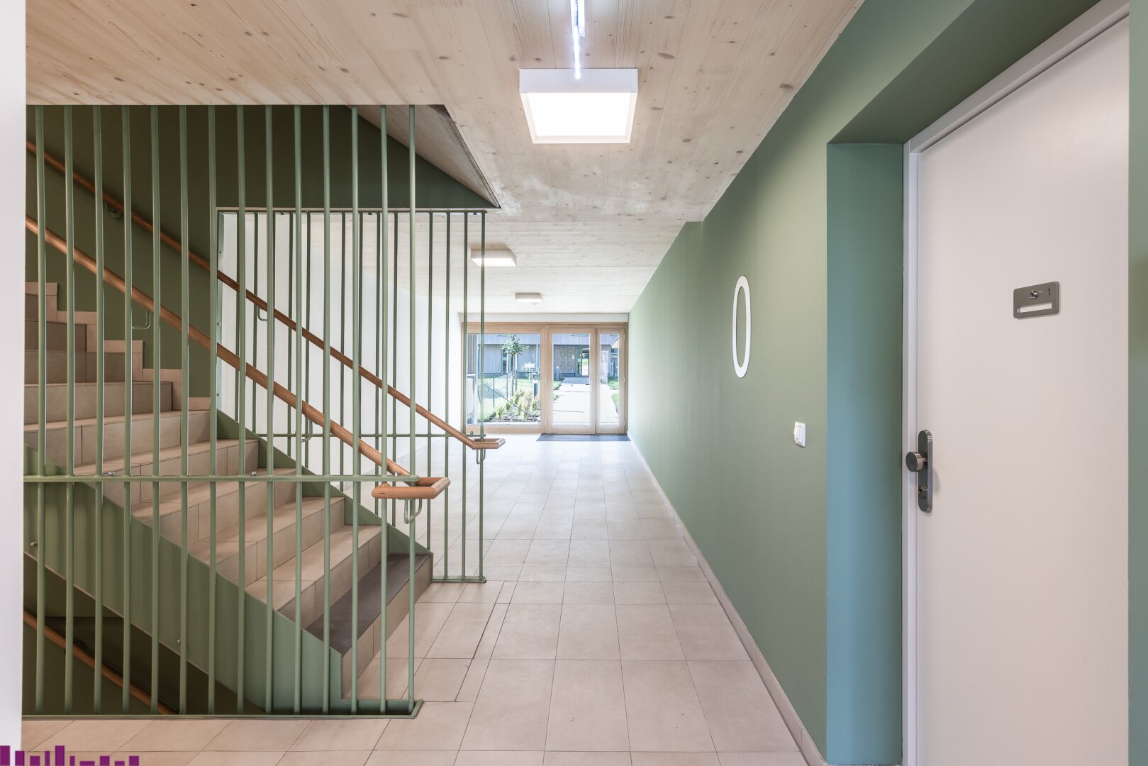 Stiegenhaus zu den Eigentumswohnungen