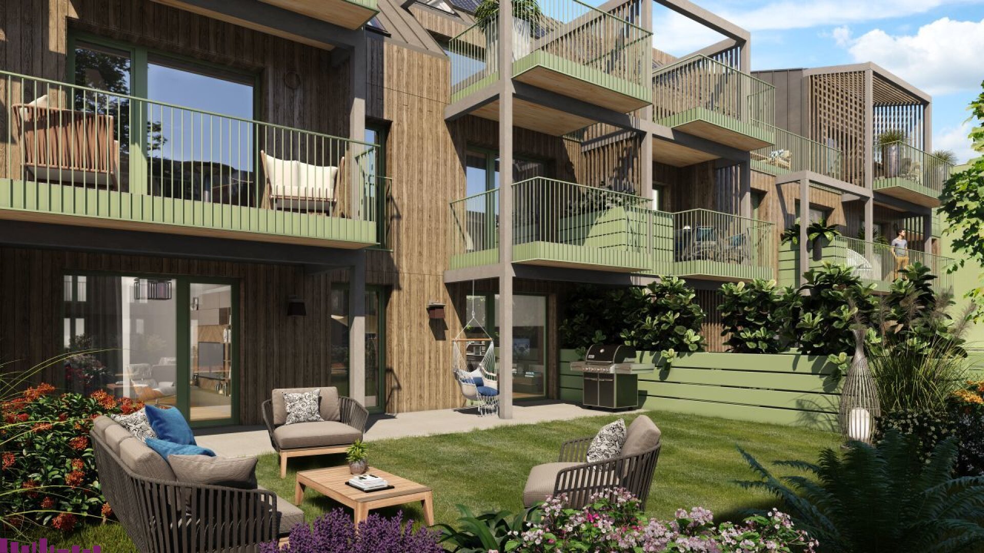 Blick in den Innenhof