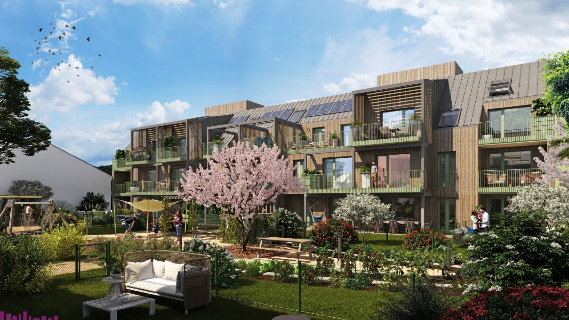 Blick in den Innenhof