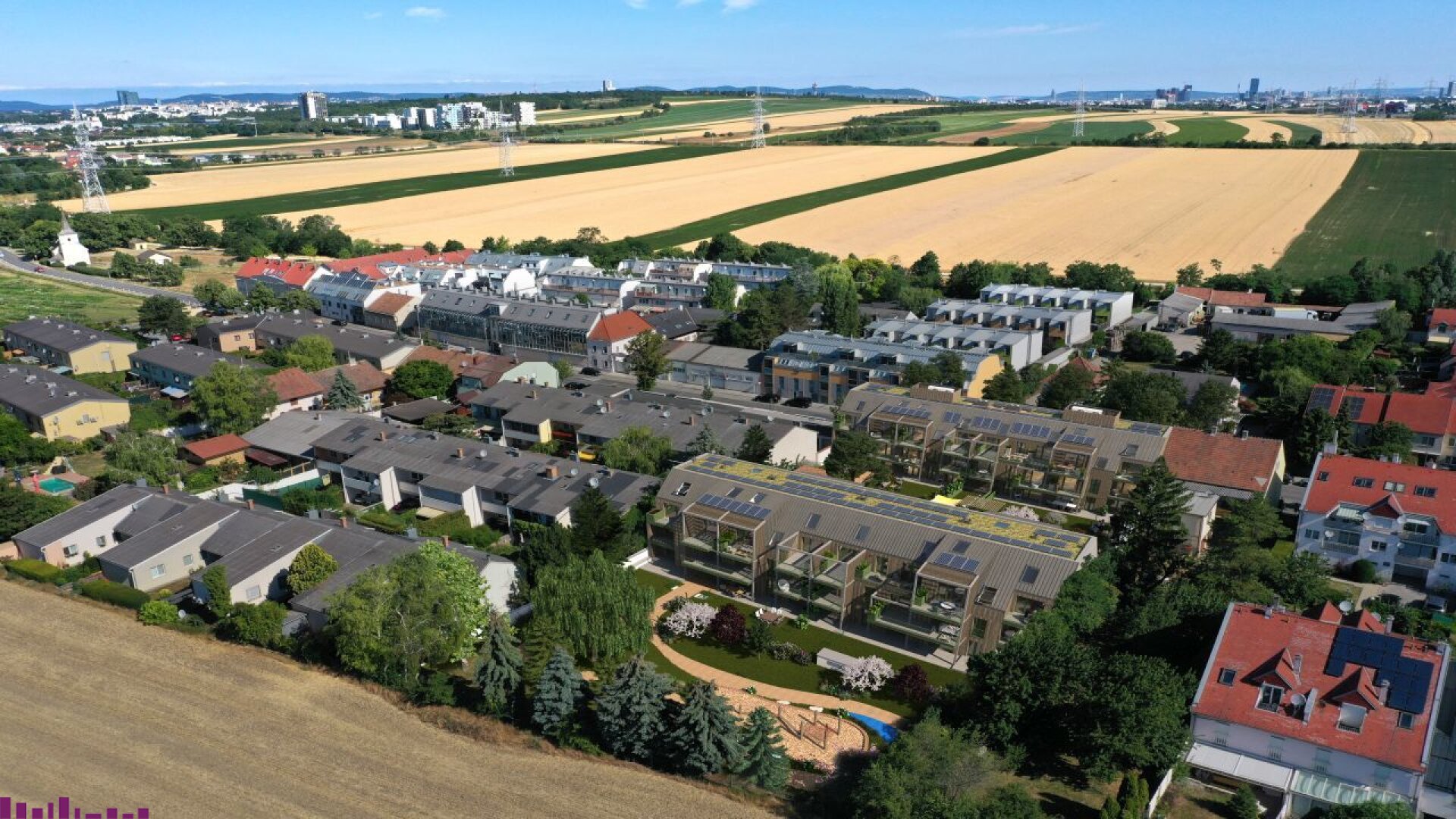 Luftansicht der Anlage