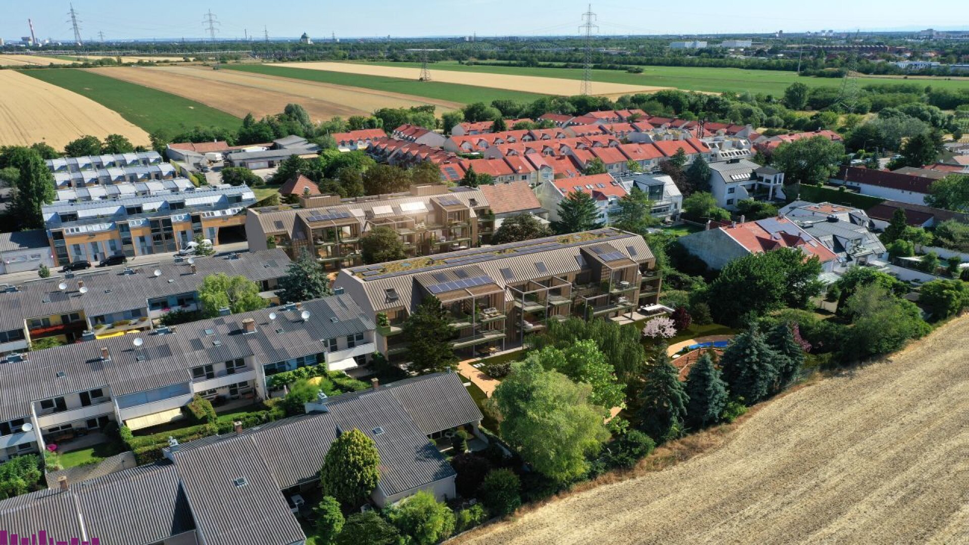 Luftansicht der Anlage